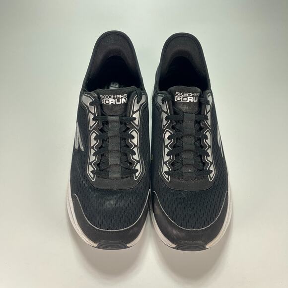 Skechers Hands Free GO RUN Consistent 2.0 Black Running Shoes 220863 Men's Sz 13 - Picture 3 of 11